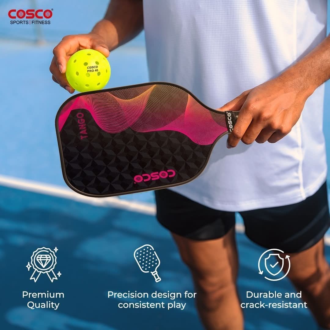 Cosco Tango Blue & Tango Pink Pickleball Paddles