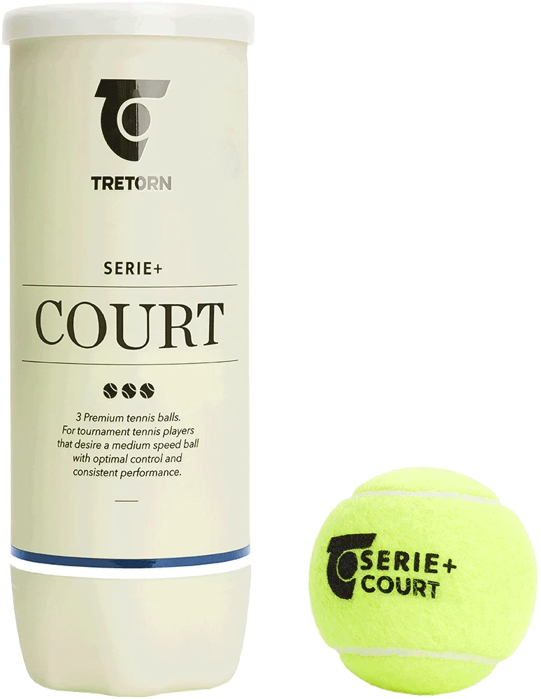 Tennis TRETORN SERIE + COURT (2Petcans Total 6 Balls)